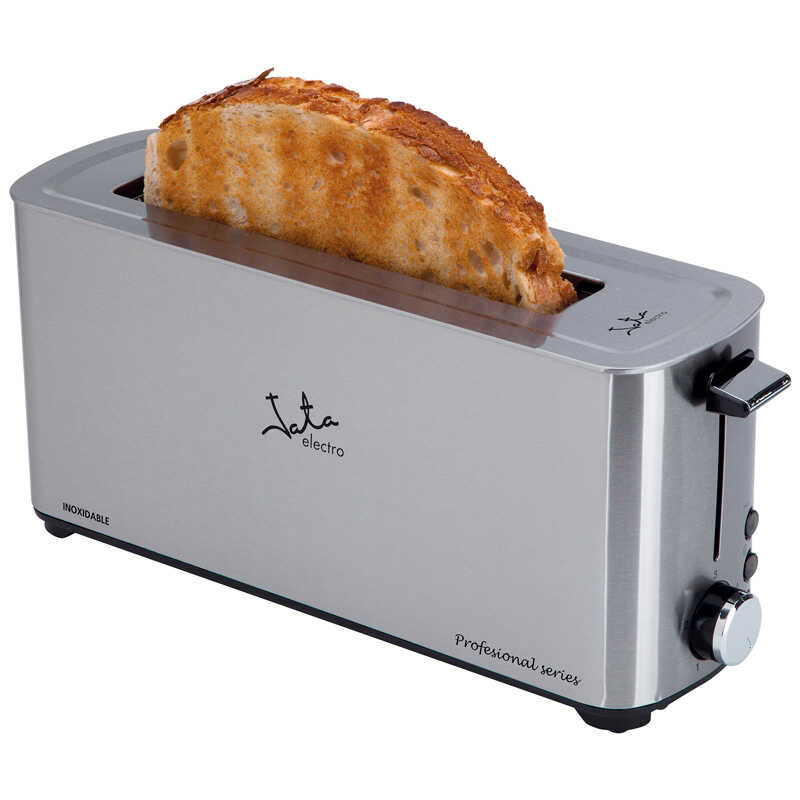 TOSTADORA JATA TT1043 1RANURA LARGA INOXIDABLE
